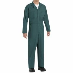 Men's Red Kap Classic-Fit Twill Action Back Coverall -Tommy Hilfiger Shop 2574995 Green