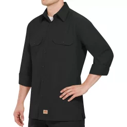 Men's Red Kap Classic-Fit Ripstop Work Shirt -Tommy Hilfiger Shop 2575002 Black