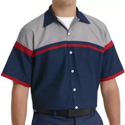 Men's Red Kap Classic-Fit Technician Button-Down Work Shirt