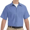 Men's Red Kap Classic-Fit Industrial Button-Down Work Shirt -Tommy Hilfiger Shop 2575070 Petrol Blue