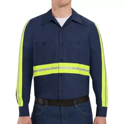 Men's Red Kap Enhanced Visibility Work Shirt