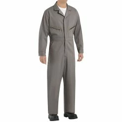 Men's Red Kap Zip-Front Cotton Coverall -Tommy Hilfiger Shop 3711718 Gray