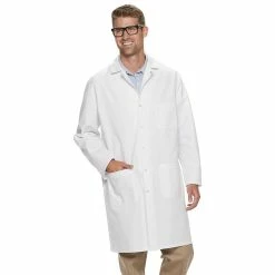 Men's Red Kap Gripper-Front Butcher Coat