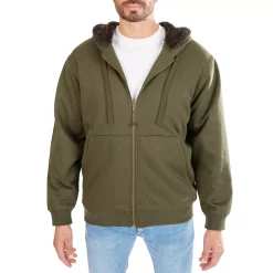Men's Smith's Workwear Sherpa-Lined Fleece Jacket -Tommy Hilfiger Shop 4015823 Black Olive