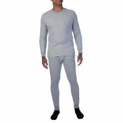 Men's Smith's Workwear 2-piece Thermal Set -Tommy Hilfiger Shop 4015824 Heather Gray