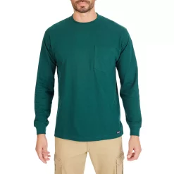 Men's Smith's Workwear Extended-Tail Pocket Tee -Tommy Hilfiger Shop 4134150 Spruce Pine