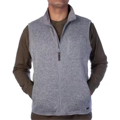 Men's Smith's Workwear Full-Zip Sweater Fleece Vest -Tommy Hilfiger Shop 4134161 Heather Gray
