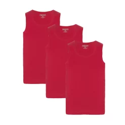Men's Smith's Workwear 3-pack Regular-Fit Quick-Dry Tanks -Tommy Hilfiger Shop 4982040 Team Red