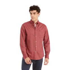 Men's Tommy Hilfiger Custom Fit Essential Stretch Oxford Shirt -Tommy Hilfiger Shop 5092114 Rouge