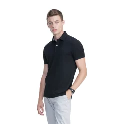 Men's Tommy Hilfiger Justin Polo 16 Men's Tommy Hilfiger Justin Polo -Tommy Hilfiger Shop 5106509 Black
