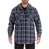 Men's Smith's Workwear Sherpa-Lined Hooded Flannel Shirt Jacket 1 Men's Smith's Workwear Sherpa-Lined Hooded Flannel Shirt Jacket -Tommy Hilfiger Shop 5156716 Steel Blue
