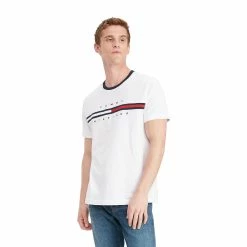 Men's Big & Tall Tommy Hilfiger Tino Logo Tee -Tommy Hilfiger Shop 5218645 Bright White