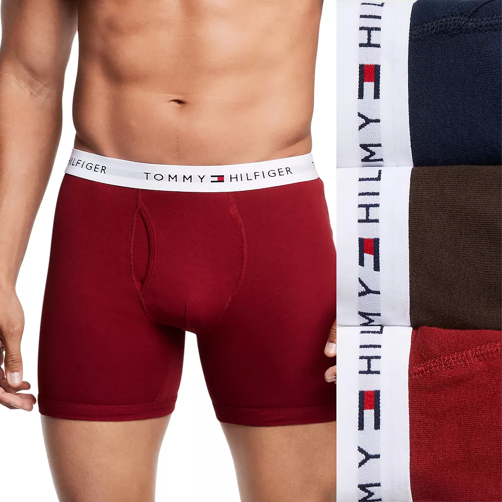 Men's Tommy Hilfiger 3-pack Cotton Classic Boxer Briefs 10 Men's Tommy Hilfiger 3-pack Cotton Classic Boxer Briefs - Image 8