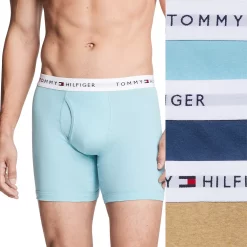 Men's Tommy Hilfiger 3-pack Cotton Classic Boxer Briefs 18 Men's Tommy Hilfiger 3-pack Cotton Classic Boxer Briefs -Tommy Hilfiger Shop 5297437 Lt Blue Grey Navy