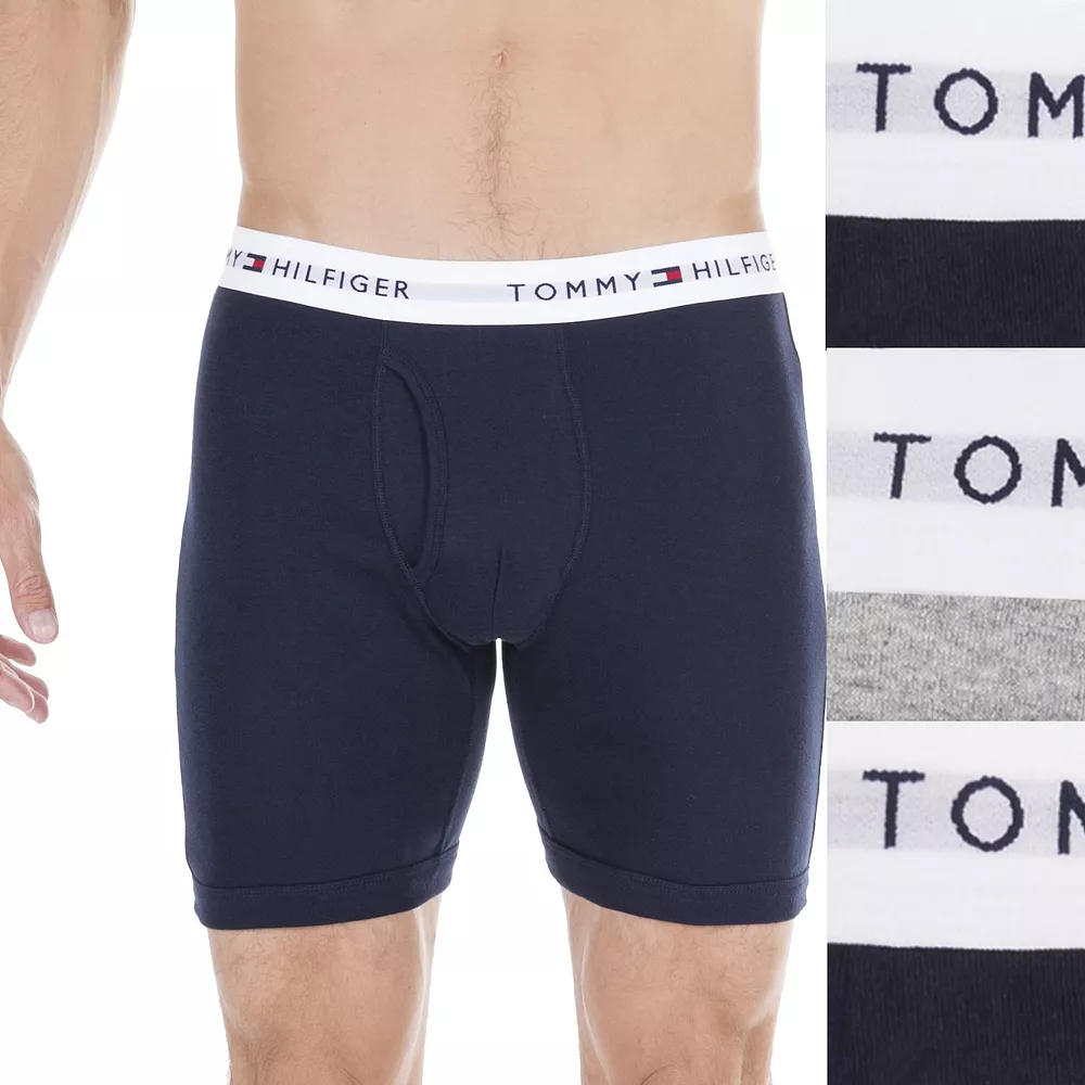 Men's Tommy Hilfiger 3-pack Cotton Classic Boxer Briefs 4 Men's Tommy Hilfiger 3-pack Cotton Classic Boxer Briefs - Image 2
