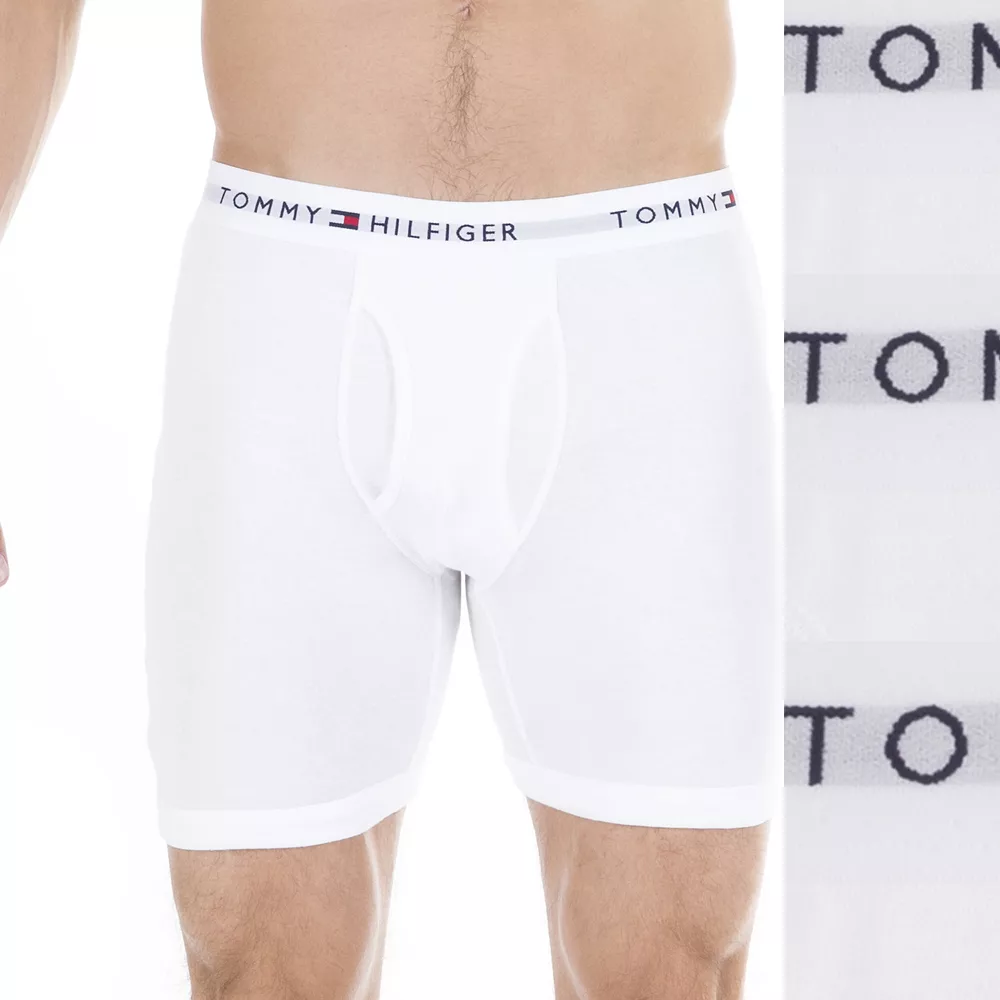 Men's Tommy Hilfiger 3-pack Cotton Classic Boxer Briefs 5 Men's Tommy Hilfiger 3-pack Cotton Classic Boxer Briefs - Image 3