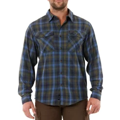 Men's Smith's Workwear Regular-Fit Plaid Two-Pocket Flannel Button-Down Shirt 17 Men's Smith's Workwear Regular-Fit Plaid Two-Pocket Flannel Button-Down Shirt -Tommy Hilfiger Shop 5496892 Heahter Blue