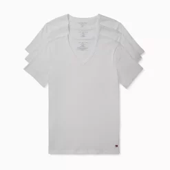 Men's Tommy Hilfiger Stretch 3-Pack V-Neck Tees -Tommy Hilfiger Shop 5555291 ALT3