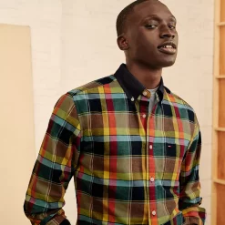 Men's Tommy Hilfiger Houston Plaid Button-Down Shirt -Tommy Hilfiger Shop 5673629 ALT4