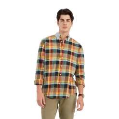Men's Tommy Hilfiger Houston Plaid Button-Down Shirt -Tommy Hilfiger Shop 5673629 Warm Yellow