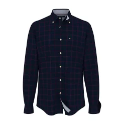 Men's Tommy Hilfiger Bennett Tartan Plaid Button-Down Shirt -Tommy Hilfiger Shop 5710224 Midnight Blue