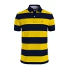 Men's Tommy Hilfiger Custom-Fit Striped Cotton Rugby Polo -Tommy Hilfiger Shop 5858553 Vivid Yellow