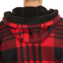 Men's Smith's Workwear Butter-Sherpa Lined Plaid Hooded Jacket -Tommy Hilfiger Shop 5869374 ALT3