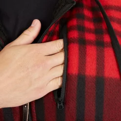 Men's Smith's Workwear Butter-Sherpa Lined Plaid Hooded Jacket -Tommy Hilfiger Shop 5869374 ALT4