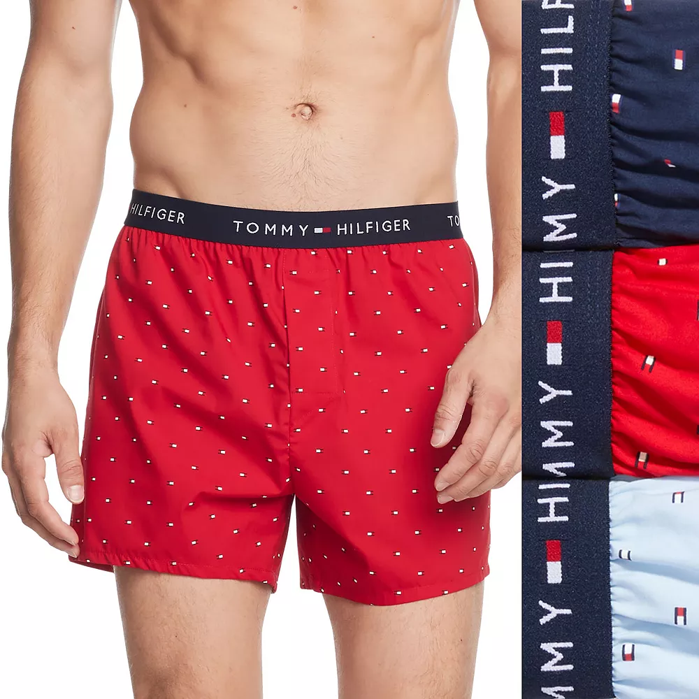 Men's Tommy Hilfiger 3-Pack Cotton Classics Slim-Fit Fashion Boxers 6 Men's Tommy Hilfiger 3-Pack Cotton Classics Slim-Fit Fashion Boxers - Image 4