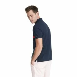 Big & Tall Tommy Hilfiger Flag Logo Polo -Tommy Hilfiger Shop 6224735 ALT